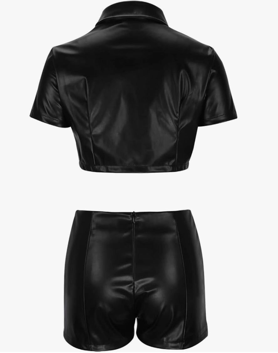 Leather me up 2pc set (Small-1x)