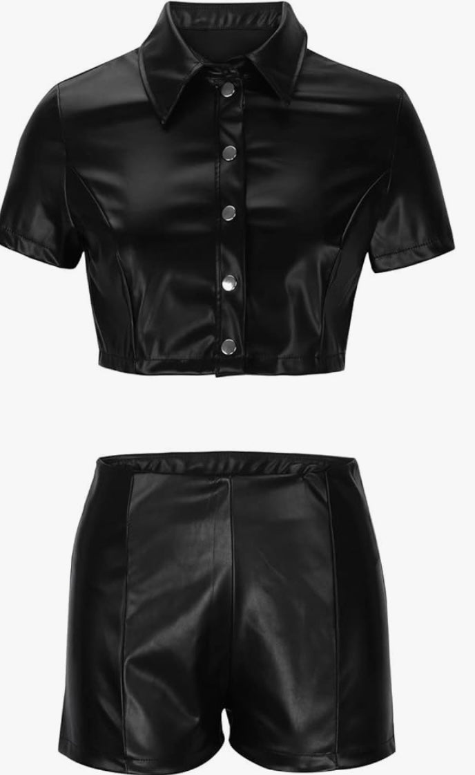 Leather me up 2pc set (Small-1x)