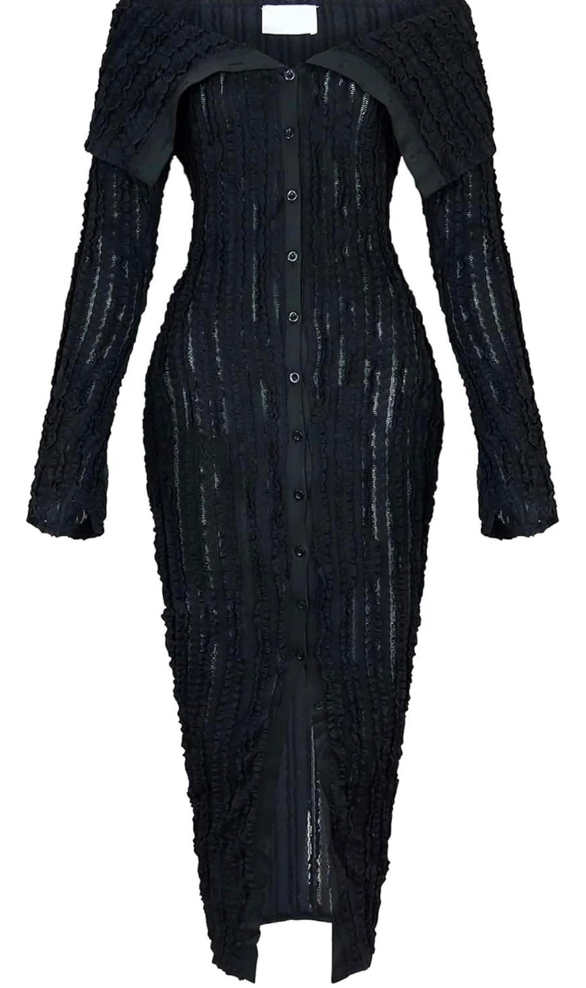 Cold shoulder dress (Black, Pink and Blue)