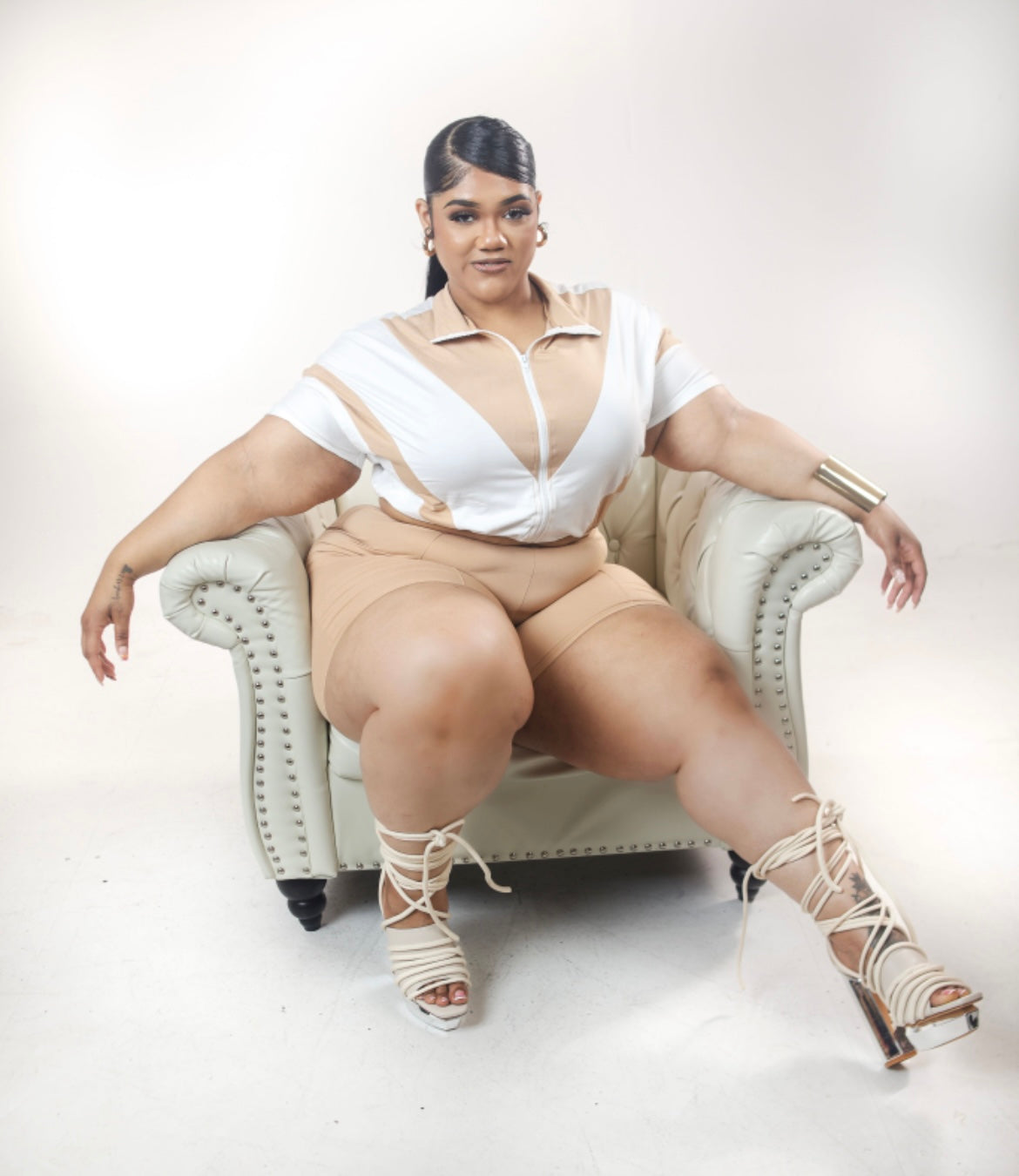 APF Nude me 2 pc short set