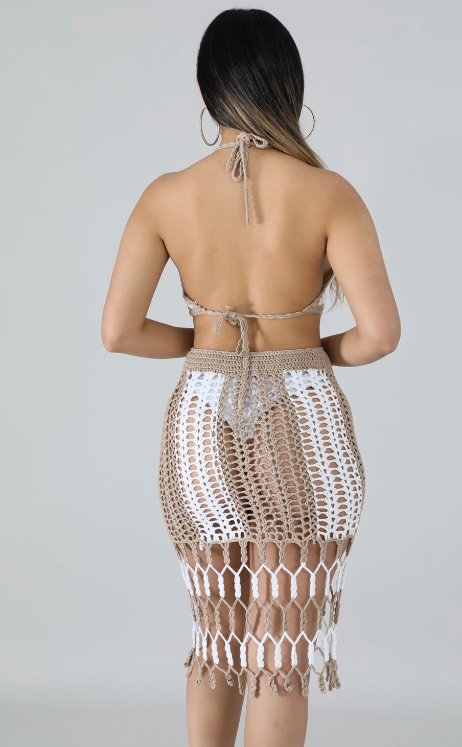 Knit 2 pc skirt set