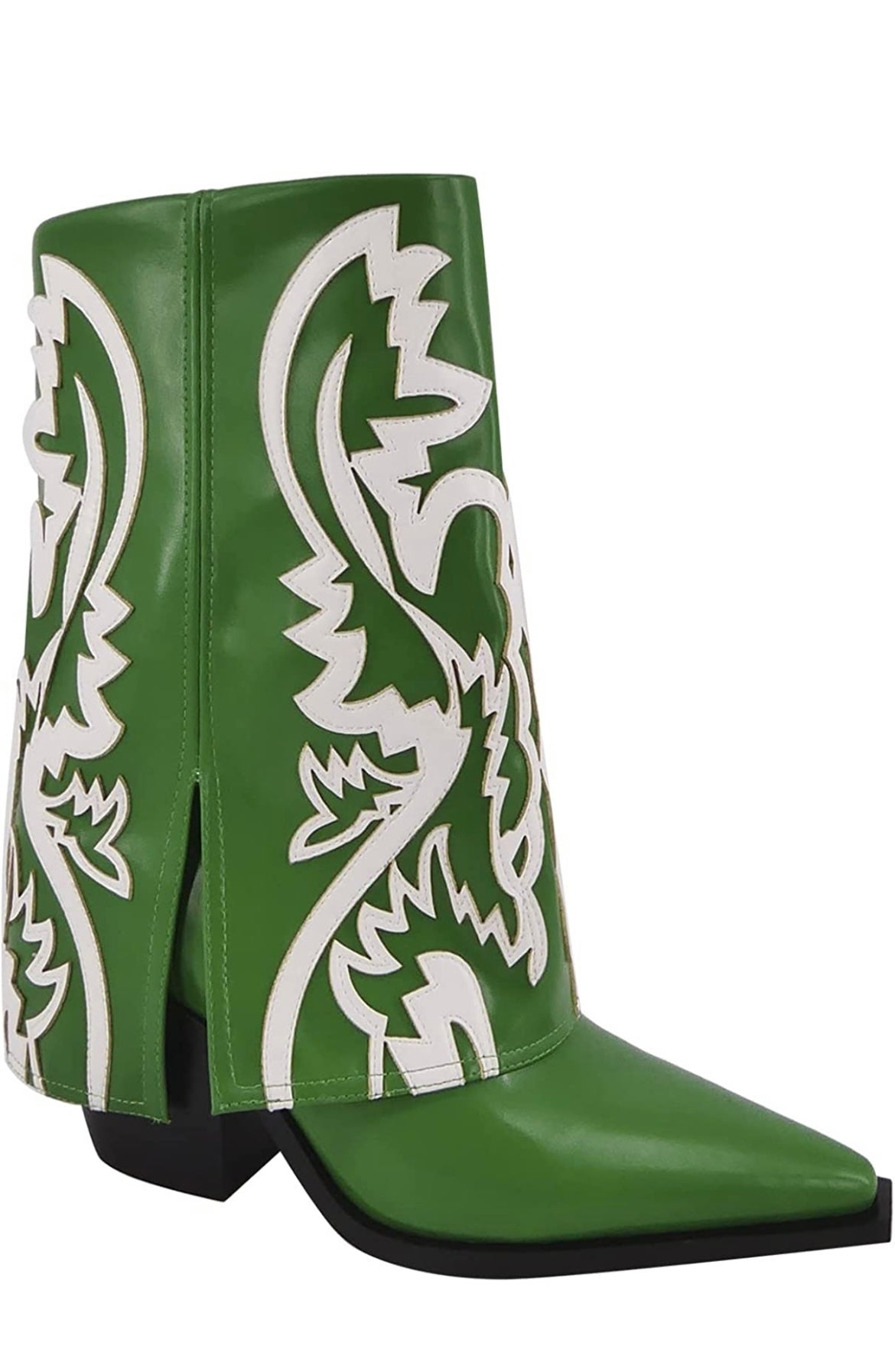 Money green leather Jacket, Corset(Small-3x) & boots (6-11)
