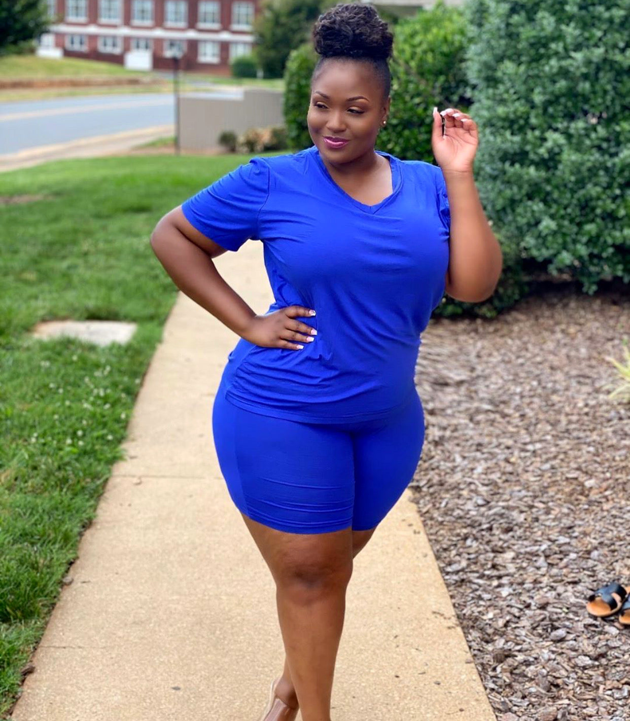 Shorts 2 pc set (Royal Blue,Yellow, Wine and Black) Small-2x