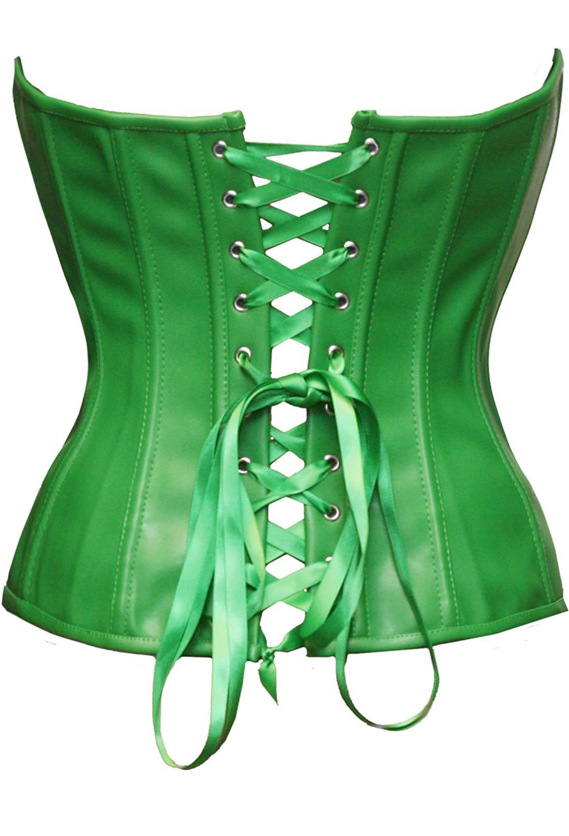 Money green leather Jacket, Corset(Small-3x) & boots (6-11)