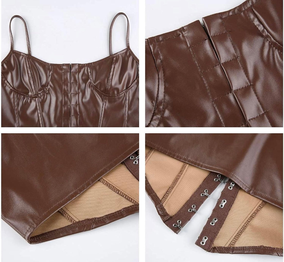 Leather Bustier