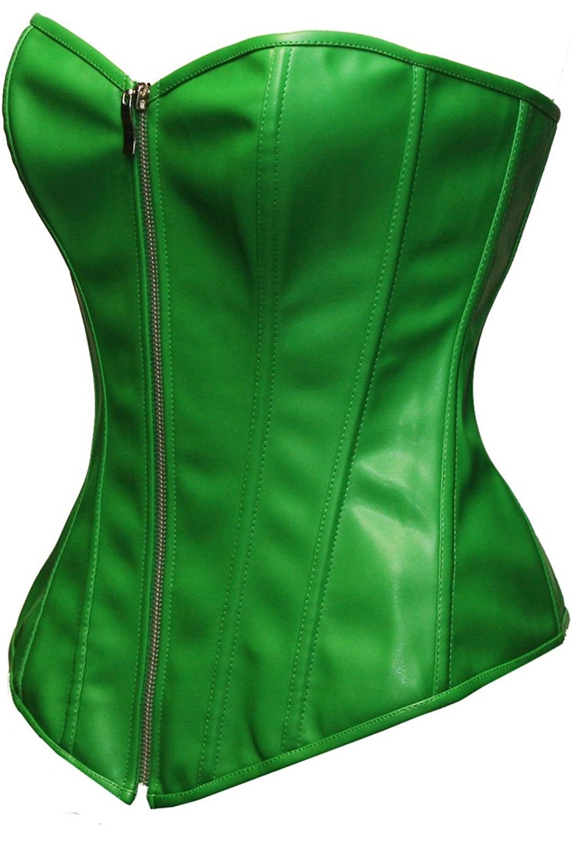 Money green leather Jacket, Corset(Small-3x) & boots (6-11)