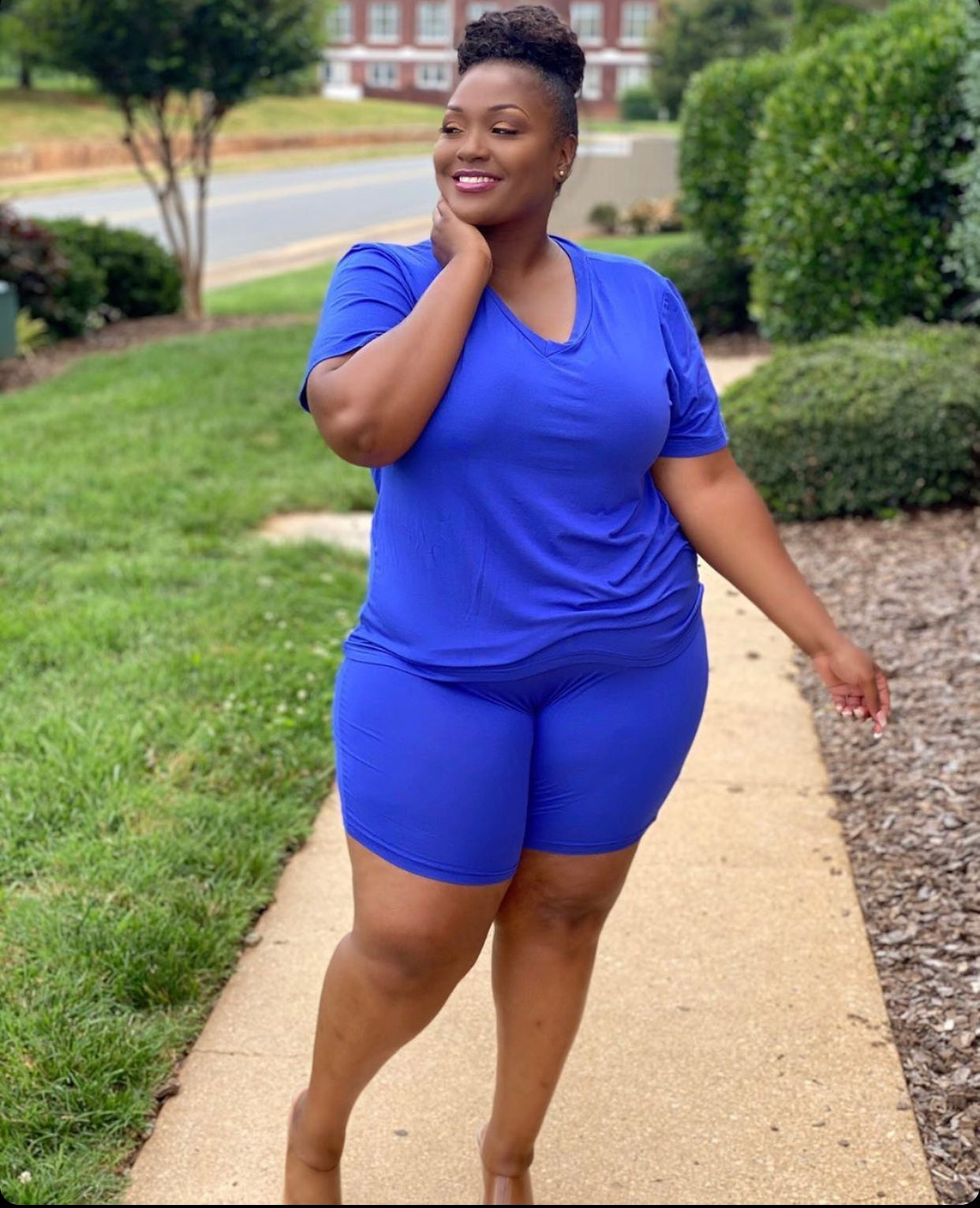 Shorts 2 pc set (Royal Blue,Yellow, Wine and Black) Small-2x