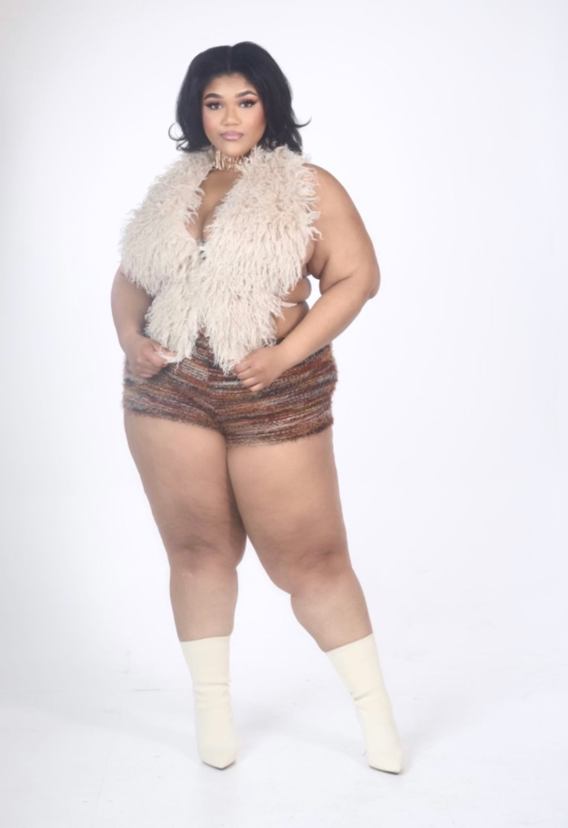 APF Fringe look (Vest and Shorts sold separately)