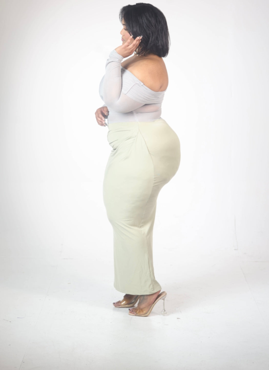 APF off shoulder dress. (Small-3x)