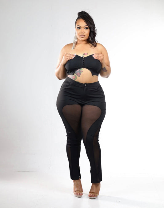 Mesh pants set