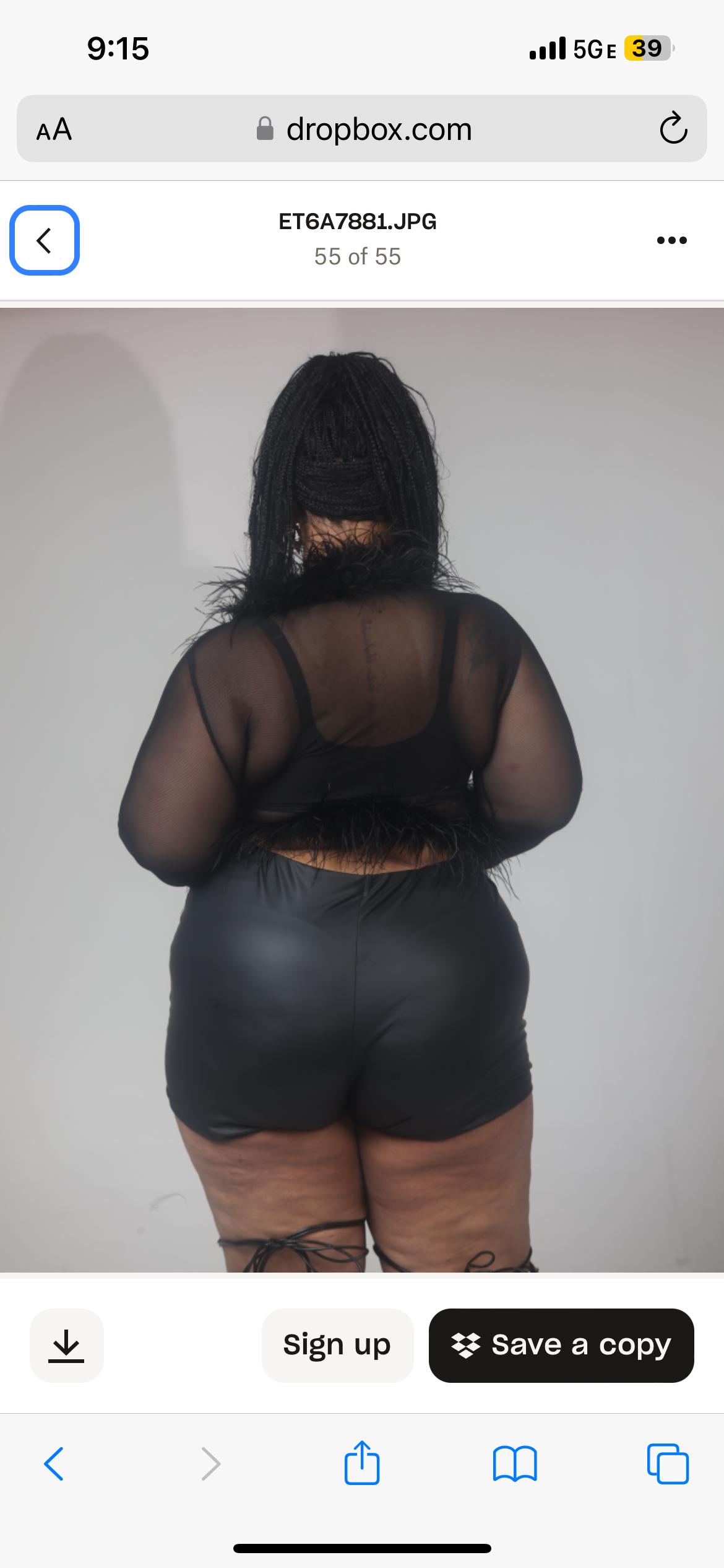APF Feather top (Black and Orange) small-3x