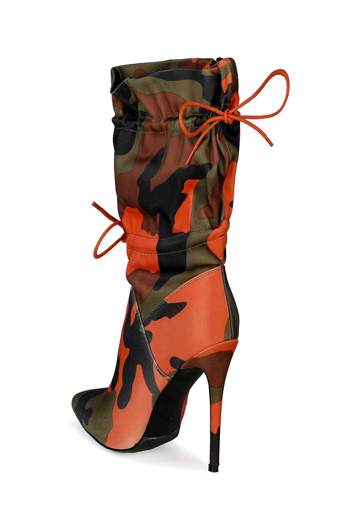 Puffer Hoodie  Vest (Orange, Black,Creme and Hot pink)& Camo Orange Boots