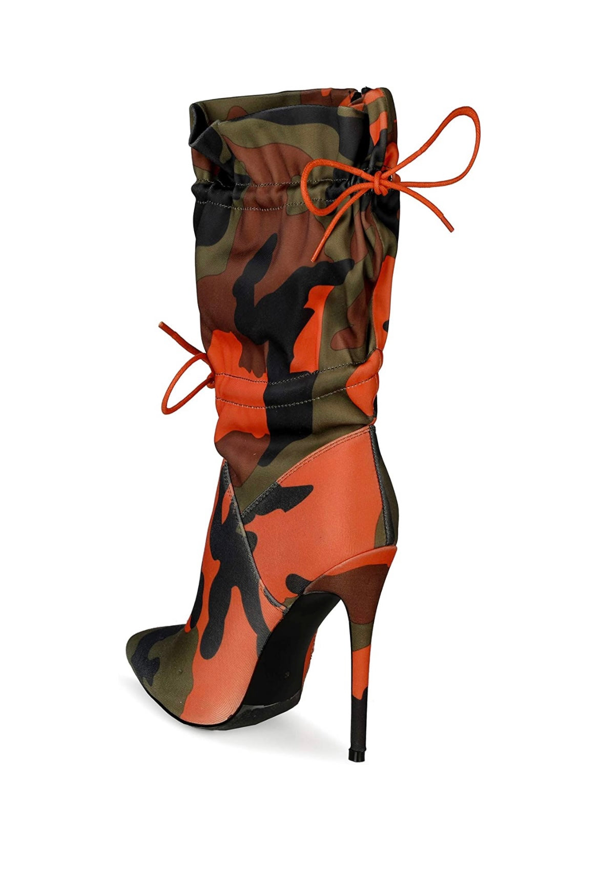 Puffer Hoodie  Vest (Orange, Black,Creme and Hot pink)& Camo Orange Boots