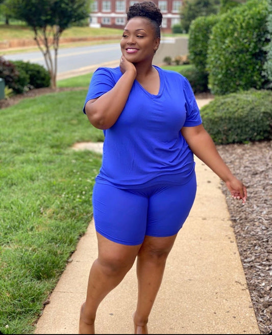 Shorts 2 pc set (Royal Blue,Yellow, Wine and Black) Small-2x
