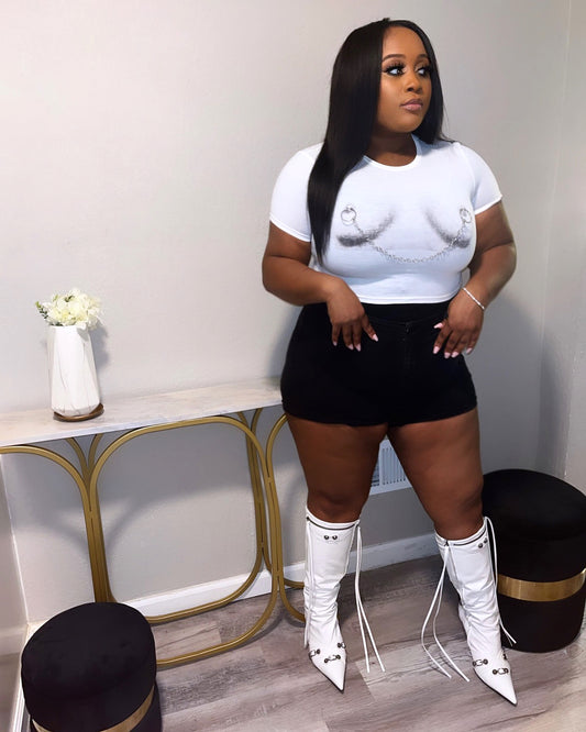 Pointed boots (Size 6-11) White, Black and Lime
